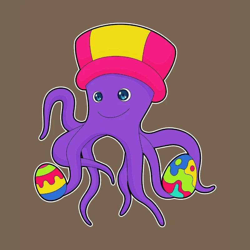 Octopus Easter Easter Eggs