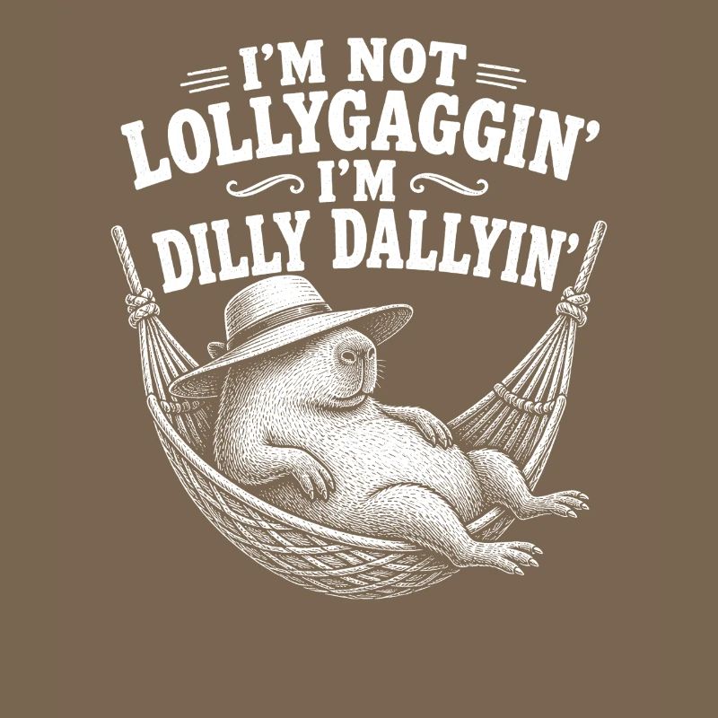 I don't dawdle, I dawdle, Capybara!