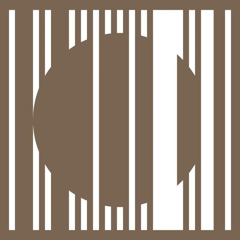Vertical Stripe Circle