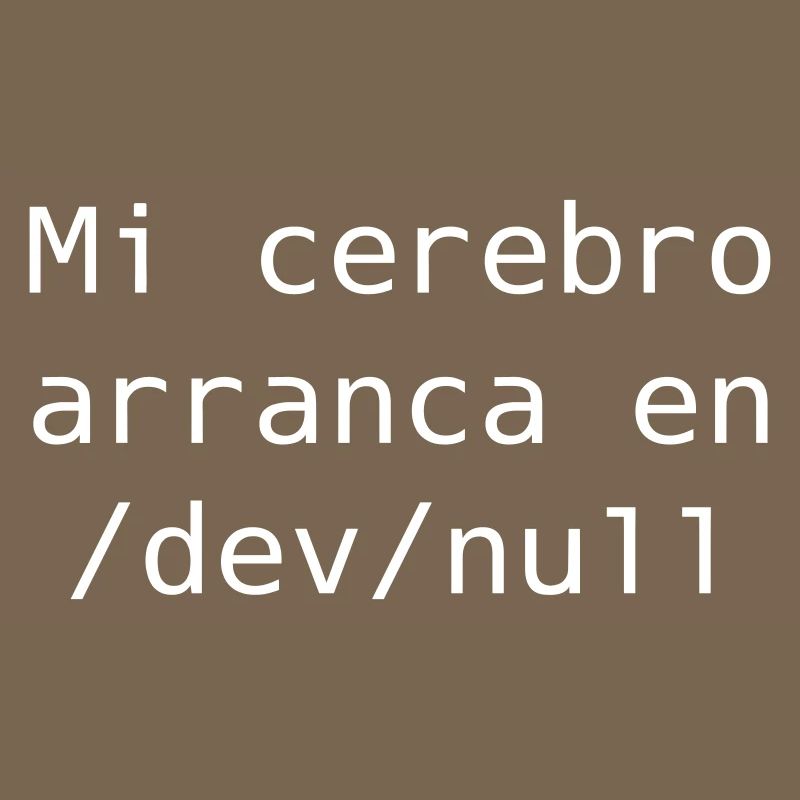 Mon cerveau commence dans /dev /null
