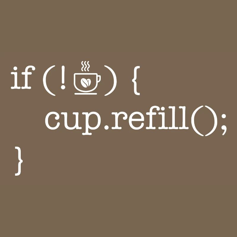 Chemise café pour programmeur amateur de code café