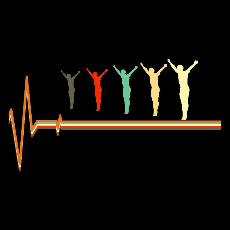 ECG de pulsation de plongeur Heartbeat Scaphand.