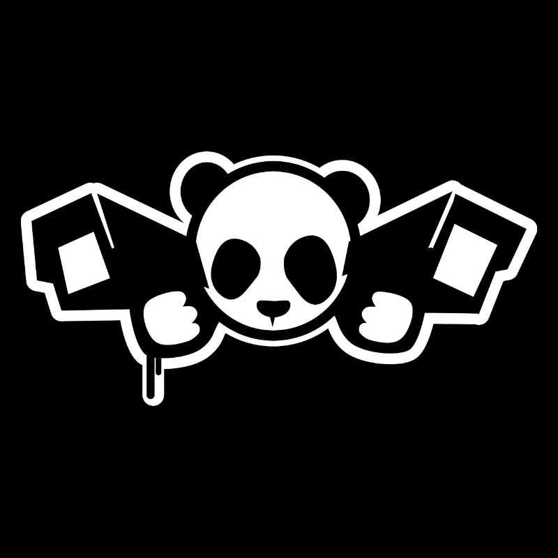 Panda de surveillance – Style graphique urbain