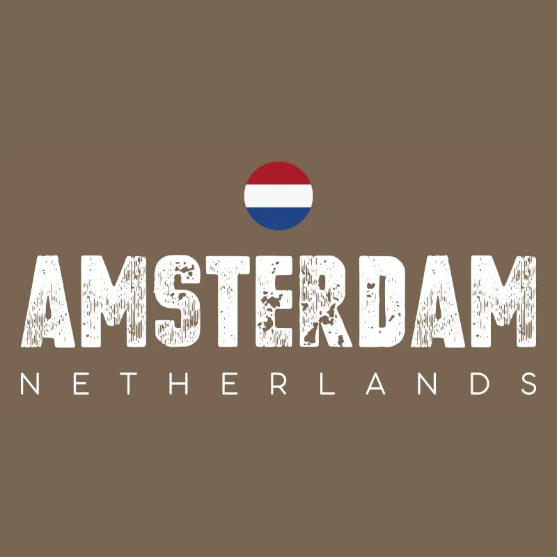 Amsterdam Bold Distressed Typography