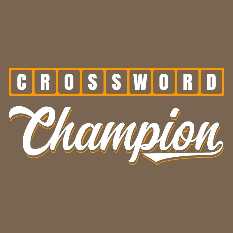 Conception typographique de Champion des mots croisés