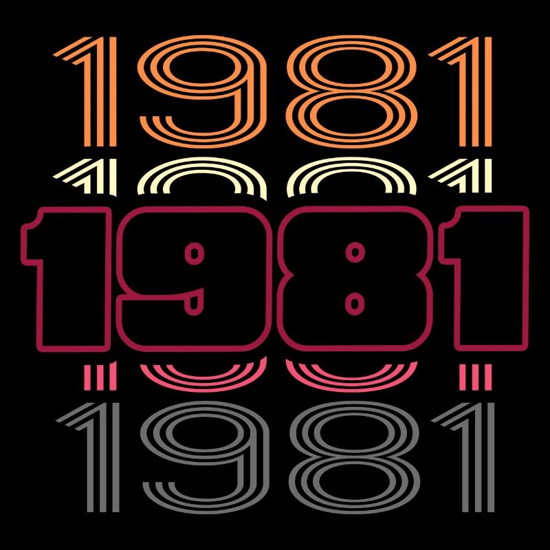 1981 Anniversaire Meilleure Soirée Disco Rétro