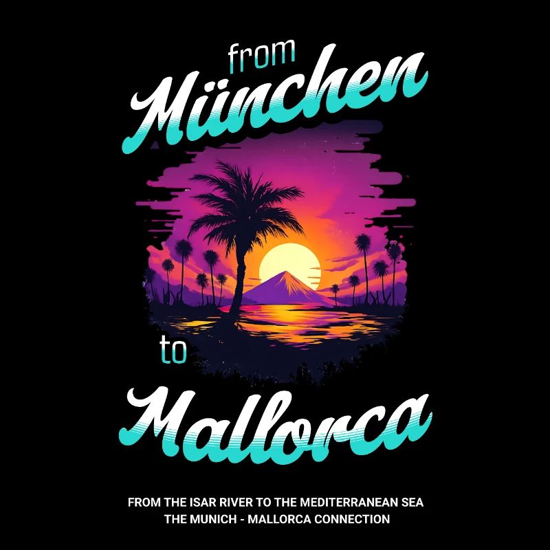 From Munich to Mallorca - Blue Text Edition