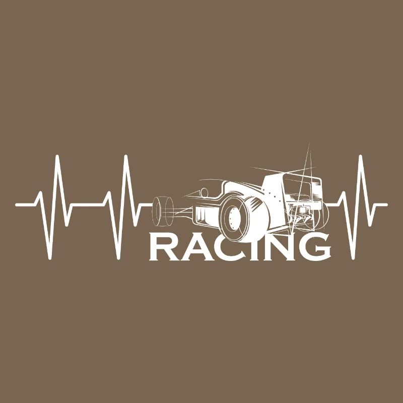 Pulse Formula Sketch Heartbeat Course de voitures de course