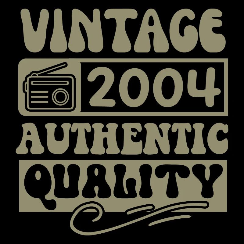 Authentic 2004 Millésime 2004 - Vintage 2004 Rétro