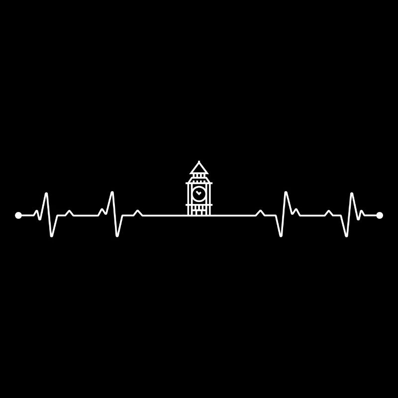 Clocktower Heartbeat Skyline