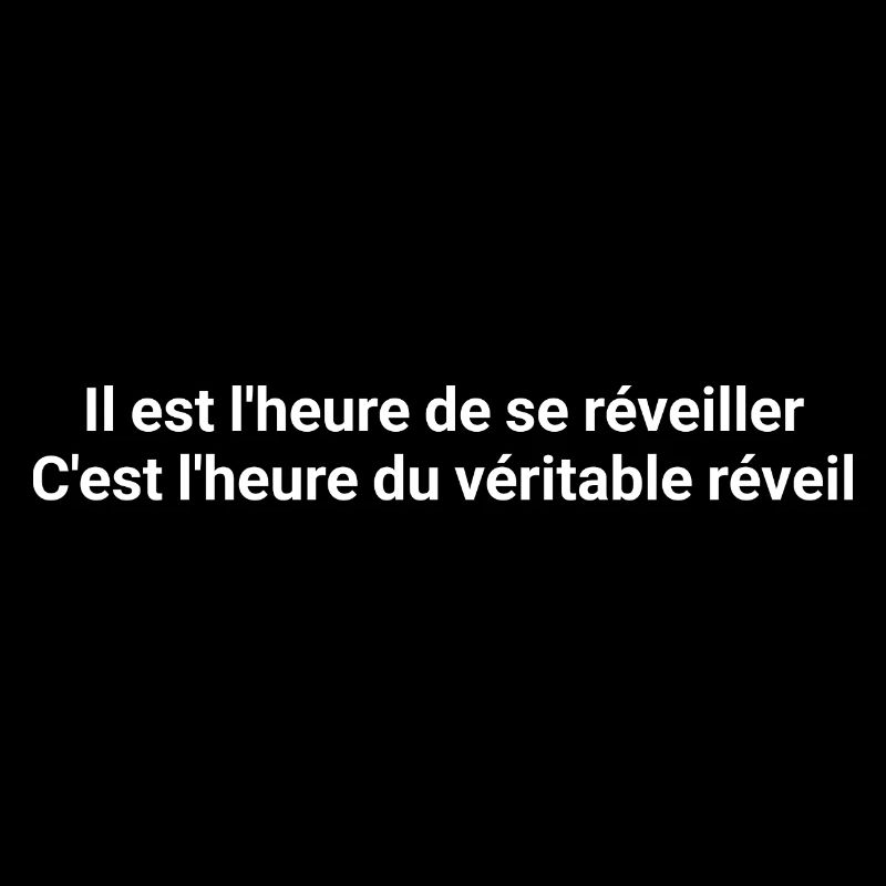 Il est l'heure de se réveiller : Mantra