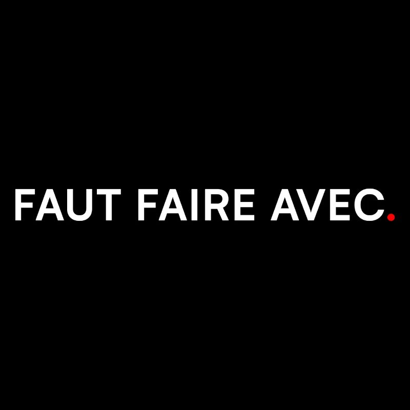 PAS MAINTENANT. Humour Moderne Minimal