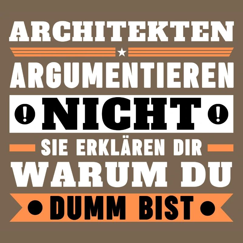 Architects don't argue
