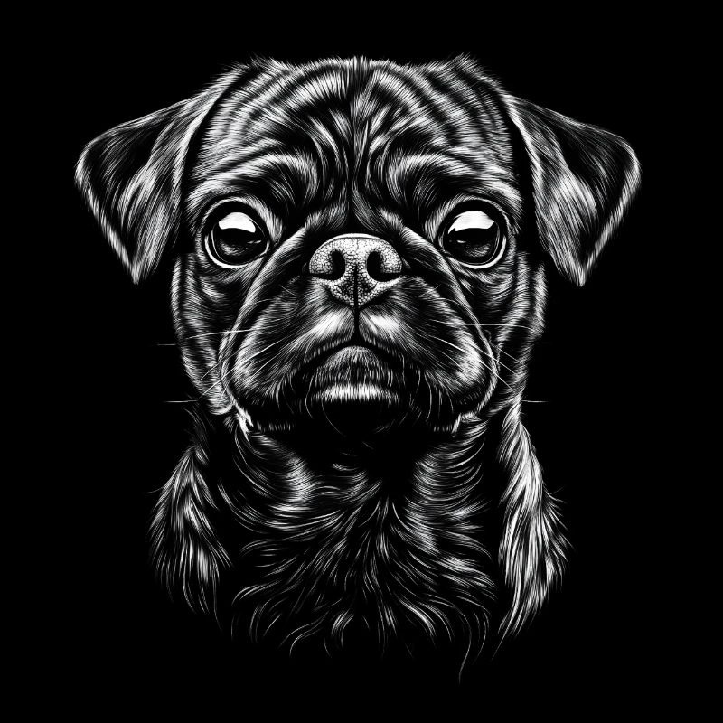 Pug Portrait Dog Dog