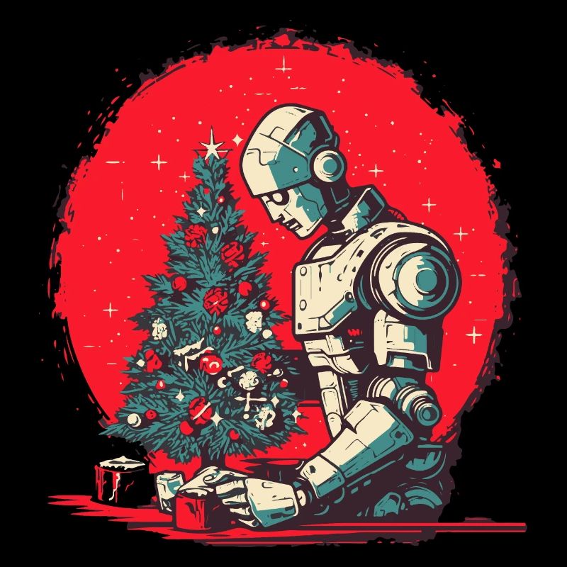 Christmas Time Cyborg