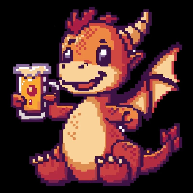 Dragon Bière Pixel