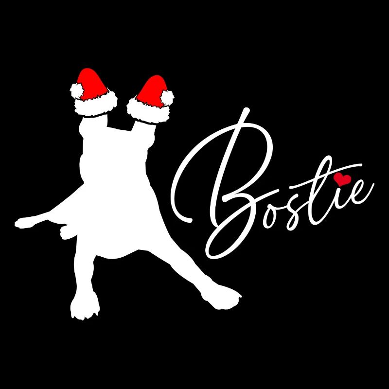 Boston Terrier Bostie : Père Noël