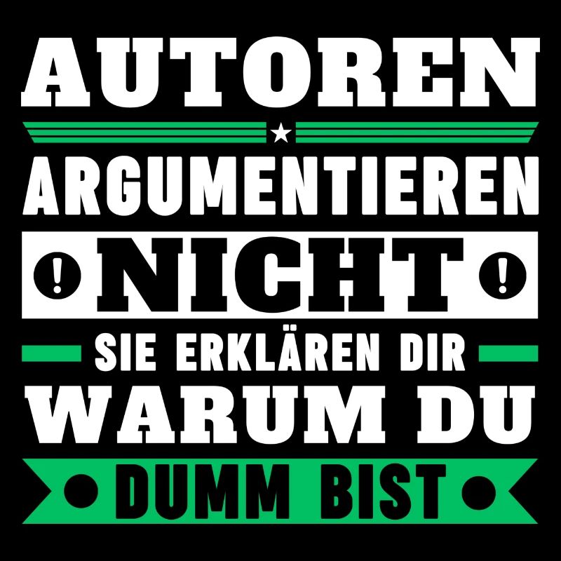 Authors don't argue