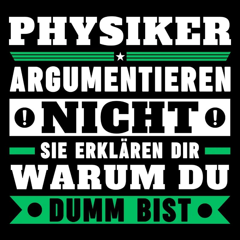 Physicists don't argue