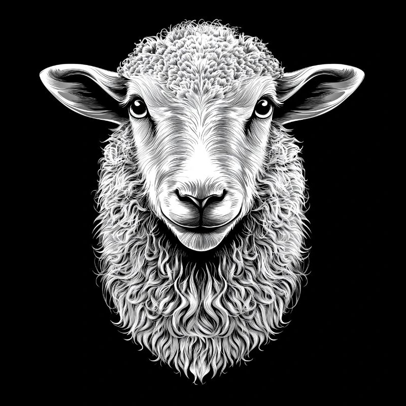 Sheep Portrait Sheep Shepherd Animals