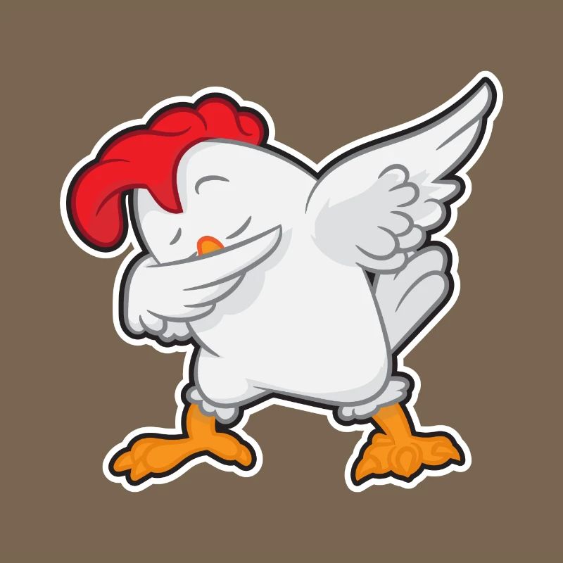 Dabbing Chicken - Dab Dancing Chicken - Chickens