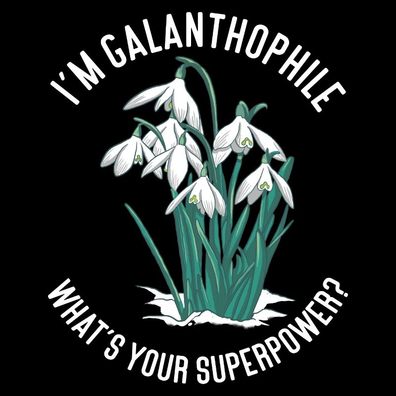 Perce-neige Galanthus Je suis Galanthophile