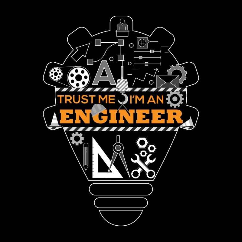 Trust me. I'm an engineer - shirt with tools