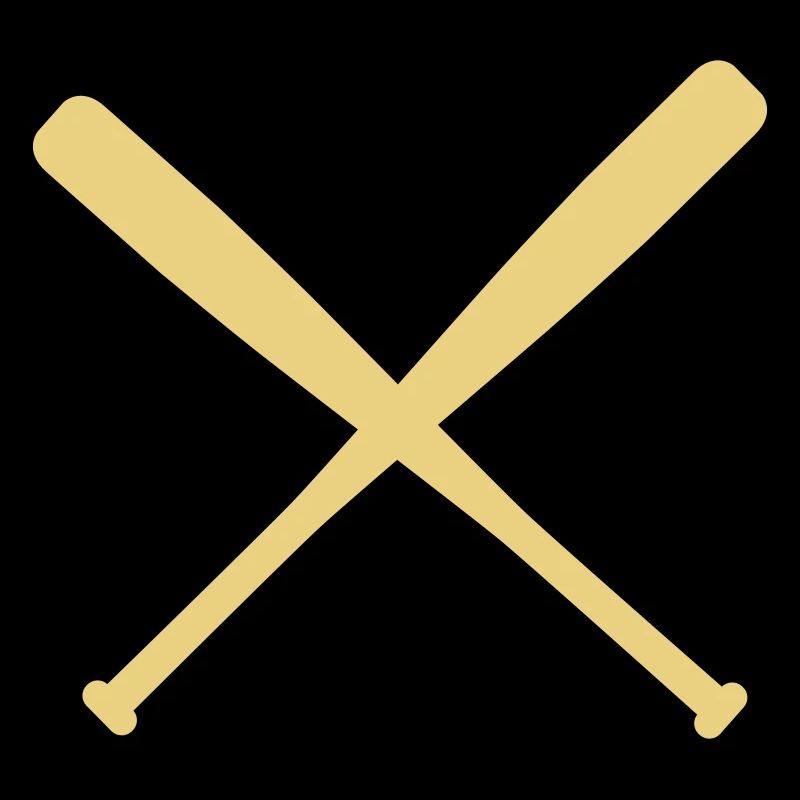 baseball bat crossed