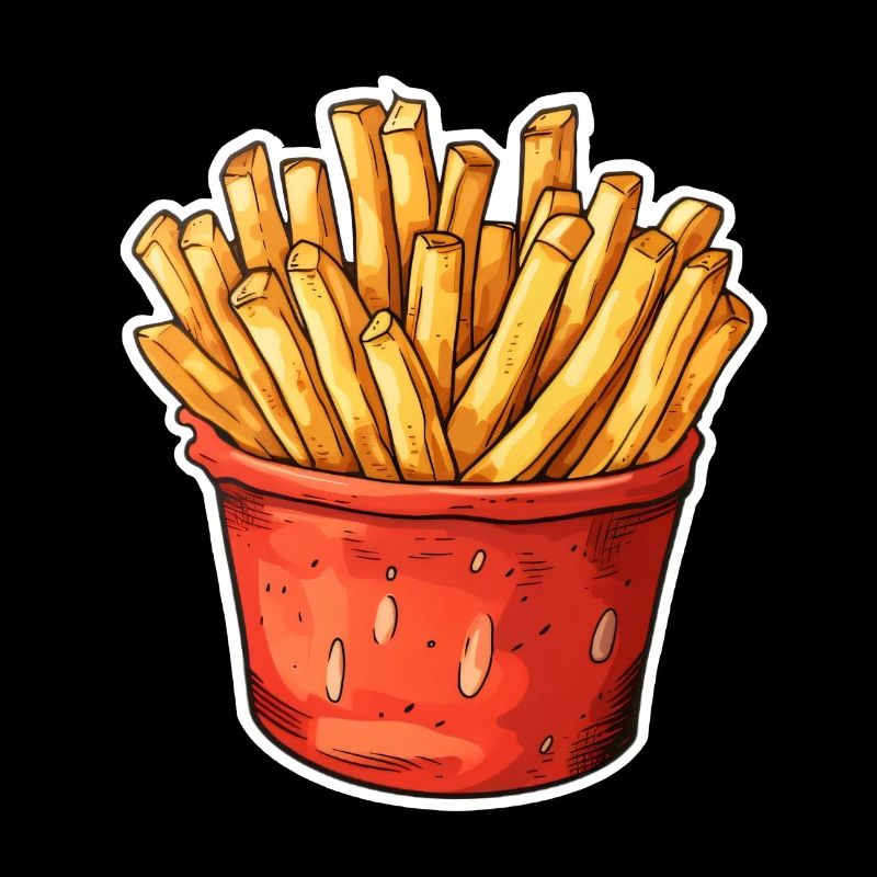 French fries portion