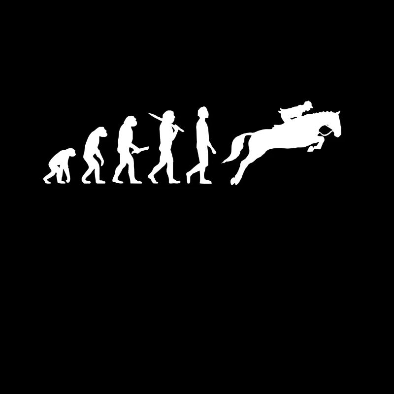 Evolution équestre de saut d'obstacles