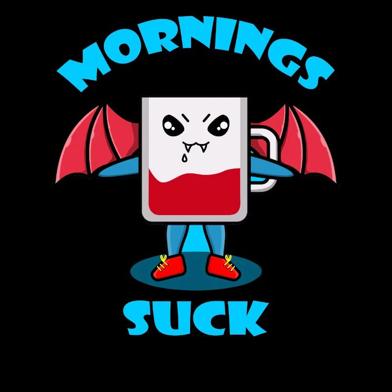 Mornings Suck Grafik