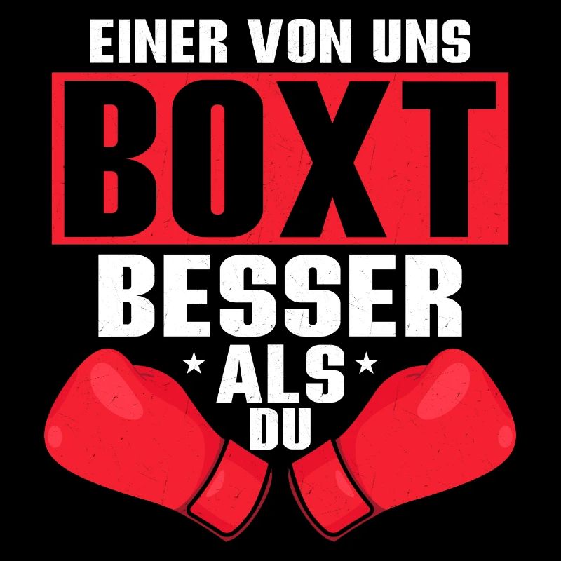 L’un de nous boxe mieux que vous Boxer Boxing