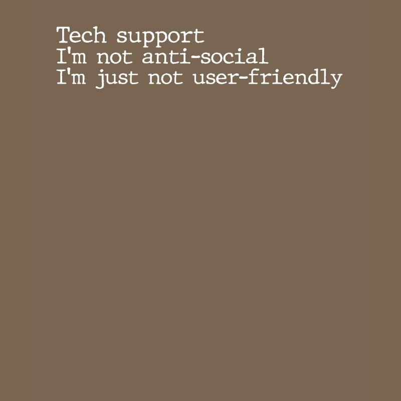 Citation drôle de support technique