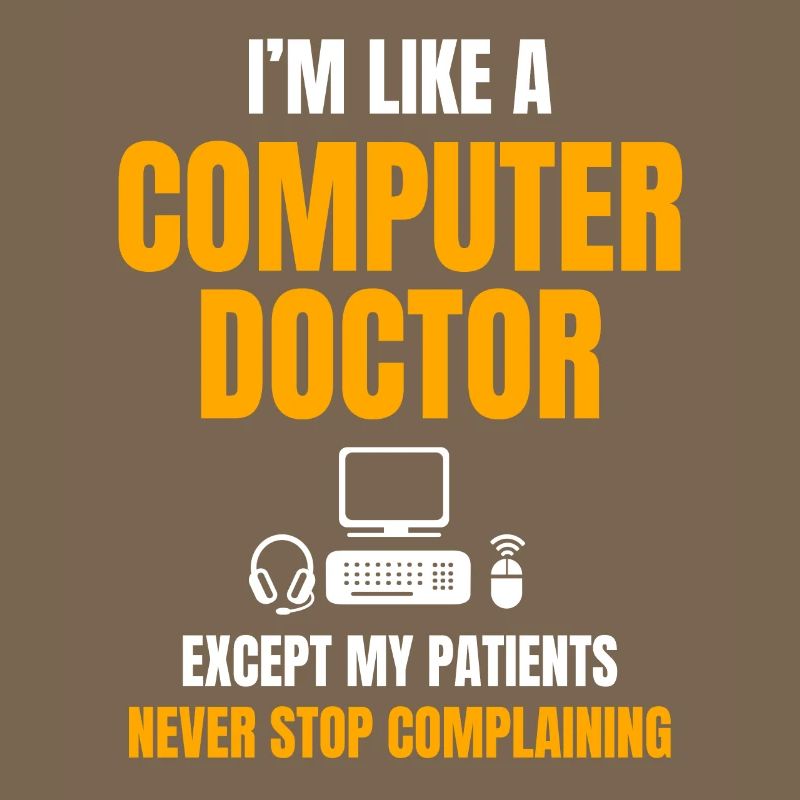 Drôle de support informatique Conception Docteur en informatique
