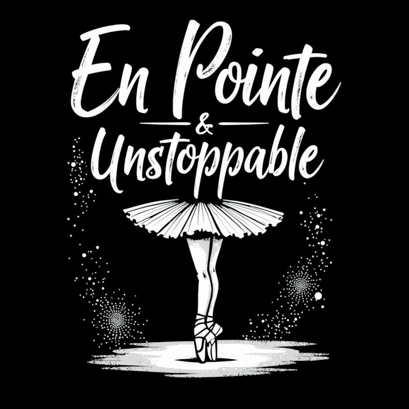 En Pointé et danseur de ballet infatigable