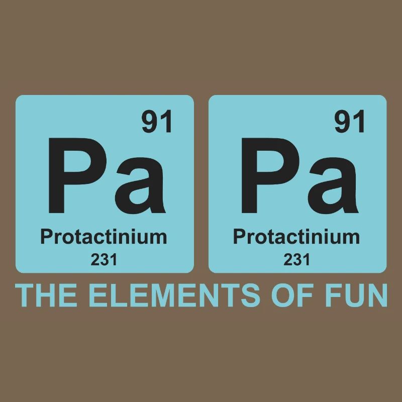 Dad Elements Science Gift Funny Dad