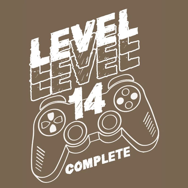 Level 14 Completed – Controller Victory Birthday