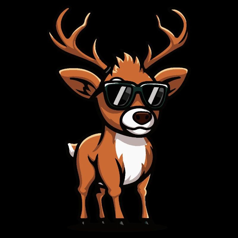 Cerf Cool Bande Dessinée