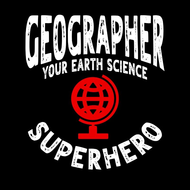 Conception de géographe drôle
