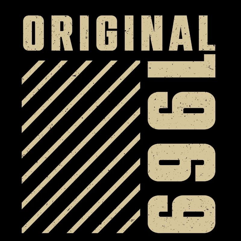 Original 1969 Authentic 1969 Vintage Bursdag