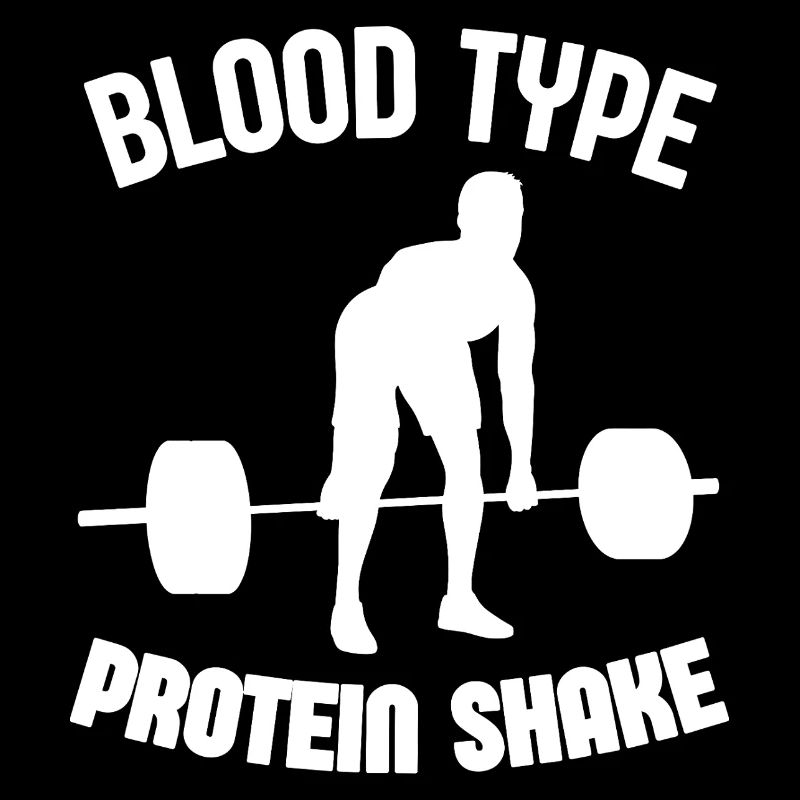 Blood Type Protein Shake Funny Gym