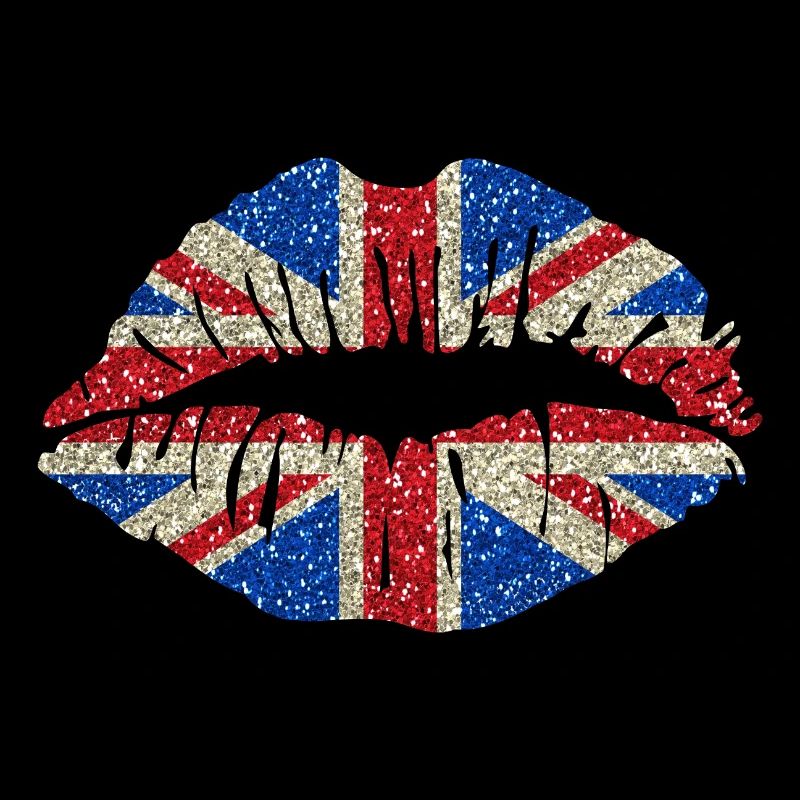 lèvres sexy: Angleterre Union Jack