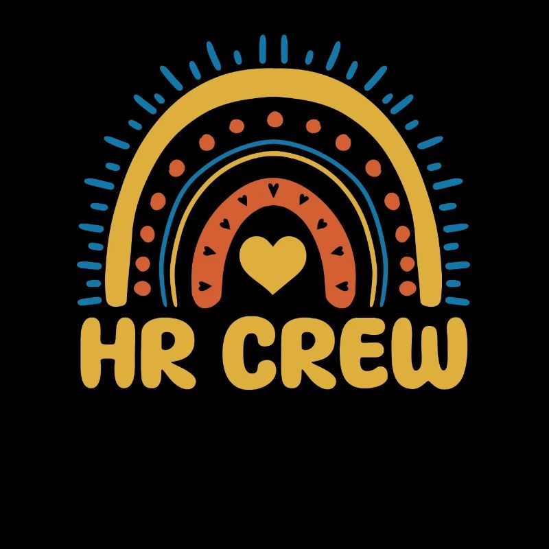 HR Crew Boho Rainbow Human Resources