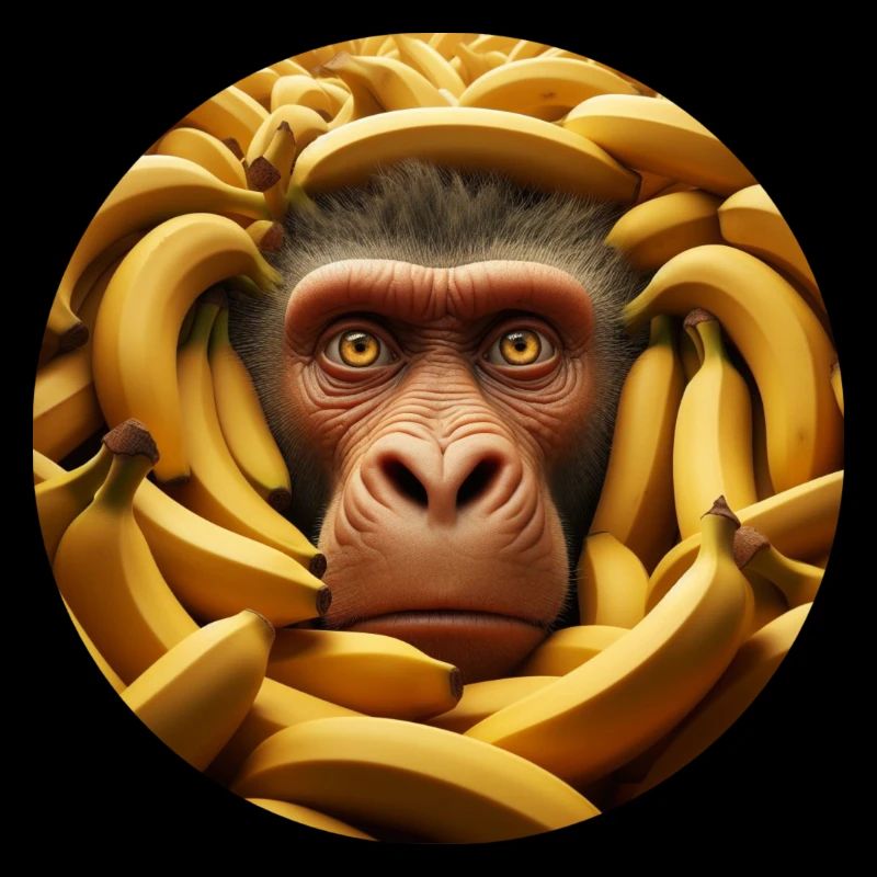 Monkey with bananas