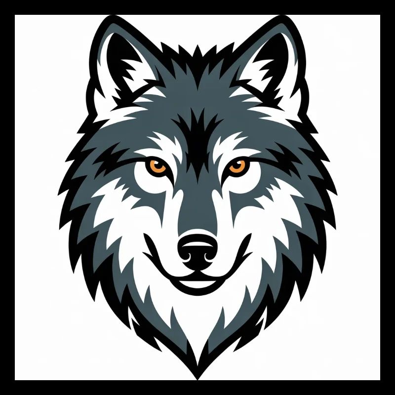 Wolf Graphic Emblem