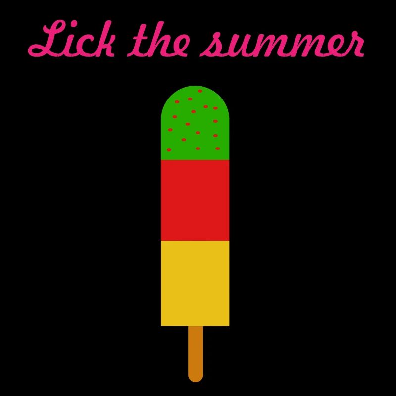 Lécher la glace de cactus d'été