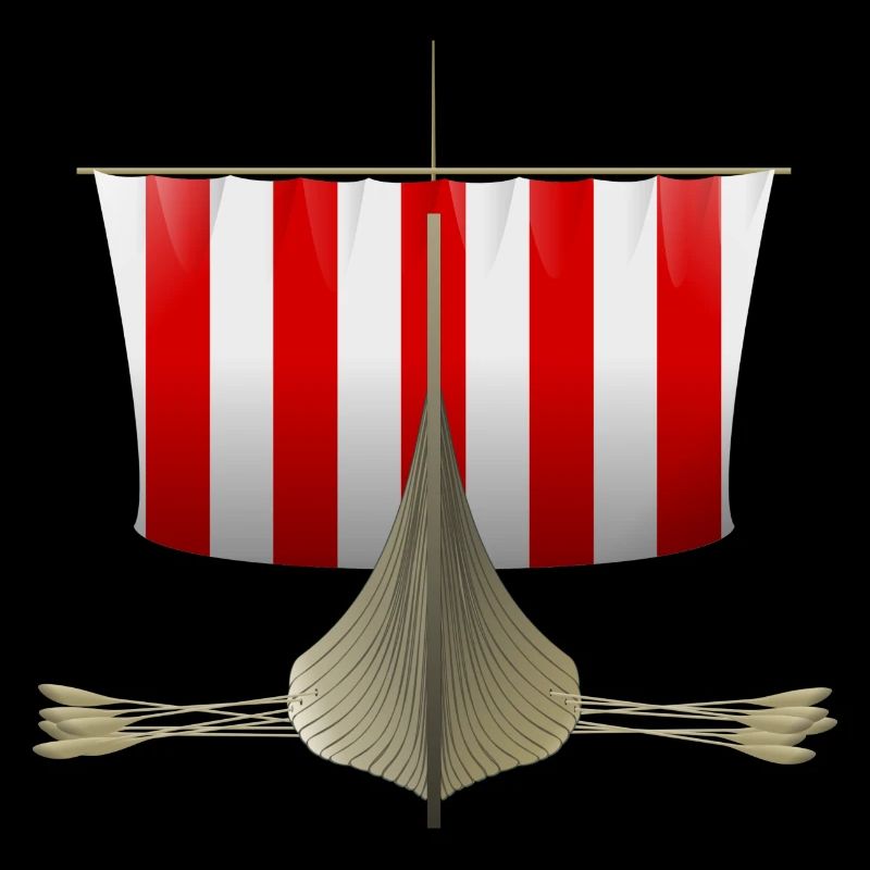vikings Wickinger guerrier vikingboat boot47