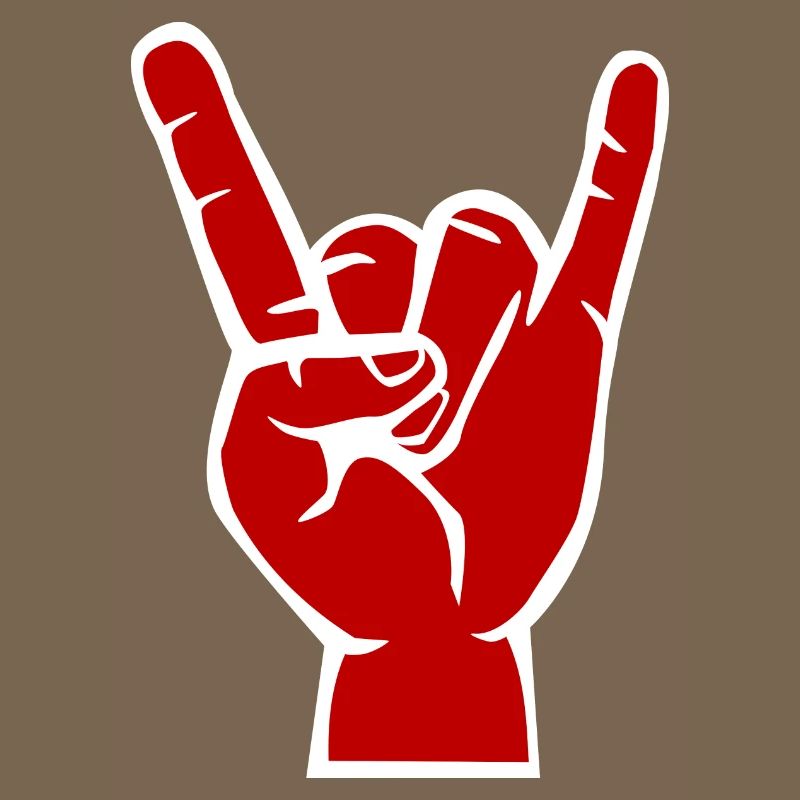Devil's hand, Devil Rock cool metal symbol