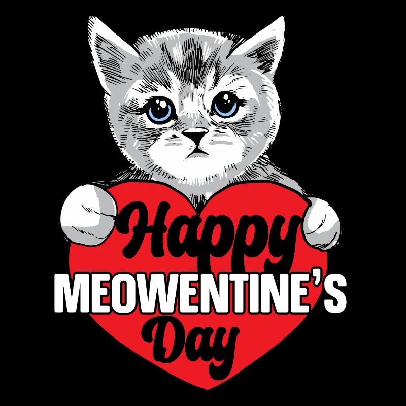 Cadeau de la Saint-Valentin 14 février chat mignon