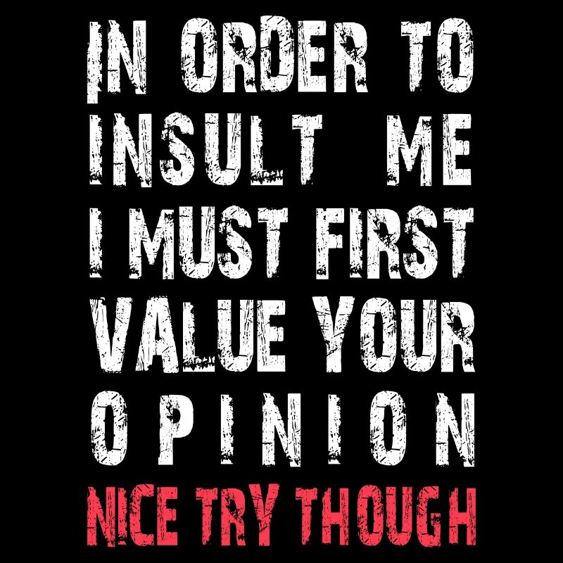 Funny to Offend Me Joke Sarcastic